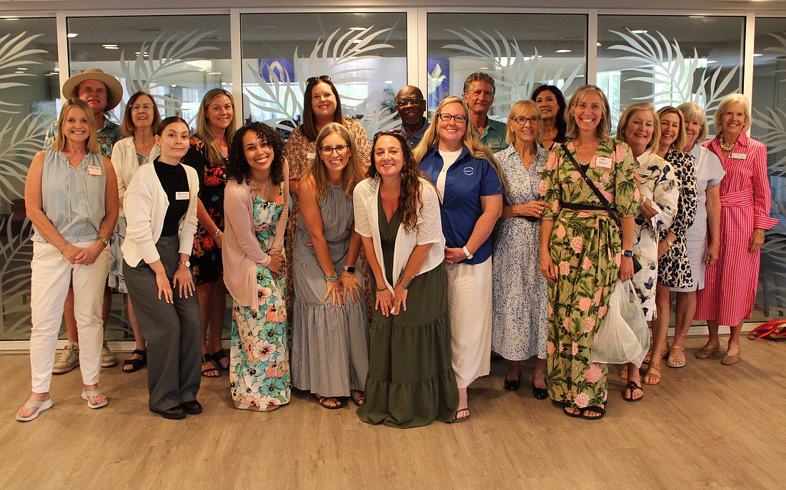 Awardees joined members of the Longboat Key Garden Club's grant committee on April 17 to celebrate receiving funding for their community environmental education and outreach programs. Members raised money all year to support local organizations and fund student scholarships given at the annual meeting.