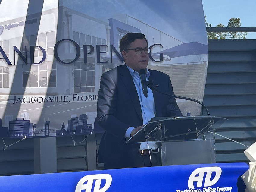 McDonald’s USA President Joe Erlinger discusses regional expansion and job growth at the Anderson-DuBose facility in Northwest Jacksonville.