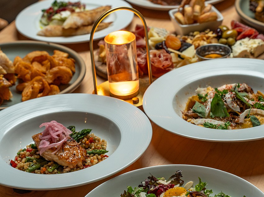 Chef Landry Wyatt, of Gainesville, curated the menu for 17 King American Bistro, which for its grand opening included tempura asparagus, grilled shrimp polenta, a one-half pan-seared crispy chicken dish and duck pappardelle.