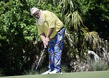 John Daly, an icon in professional golf, was one of many fascinating subjects for my camera at The Concession Golf Club.