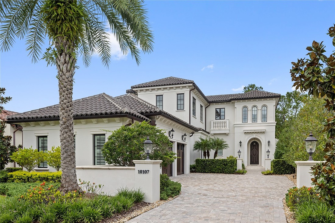 The home at 10107 Mattraw Place, Golden Oak, sold April 15, for $7,040,000. La Casa exemplifies traditional elegance and modern luxury. Open living areas and vaulted, beamed ceilings create a dramatic effect while windows welcome the sunlight. The sellers were represented by Anna Mckee, Golden Oak Realty.