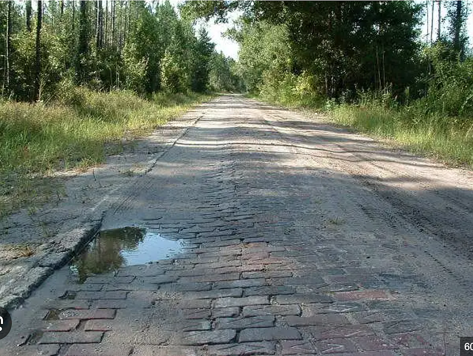 Old Brick Road. Courtesy of Flagler County Historical Society