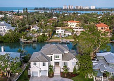 The home at 3550 Flamingo Ave. was built in 2025 and has four bedrooms, four-and-two-half baths, a pool and 4,901 square feet of living area.