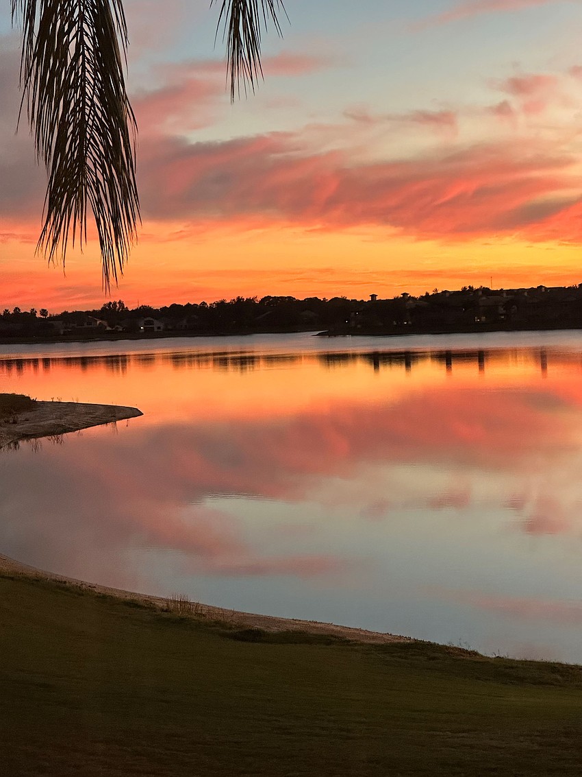 David Ondocin took this photo of the sunset over Lake Uihlein in Lakewood Ranch.