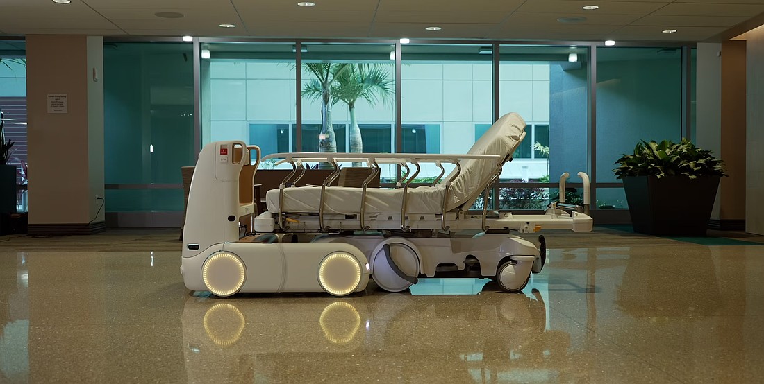 Rovex is partnering with BayCare Health Systems on a robotics pilot program to find ways to ease moving patients around.