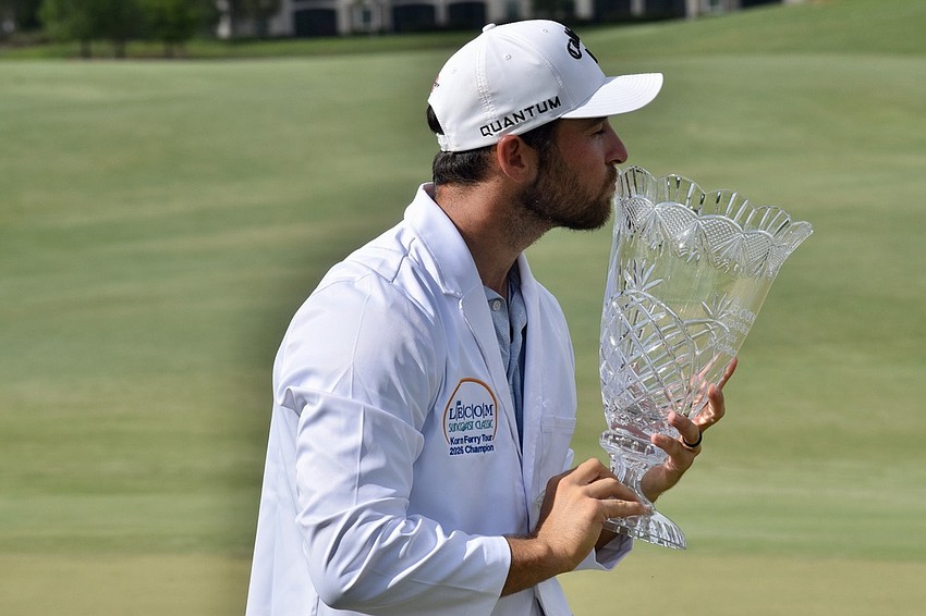 Jeremy Gandon won the LECOM Suncoast Classic played from April 2-5 at Lakewood National Golf Club.