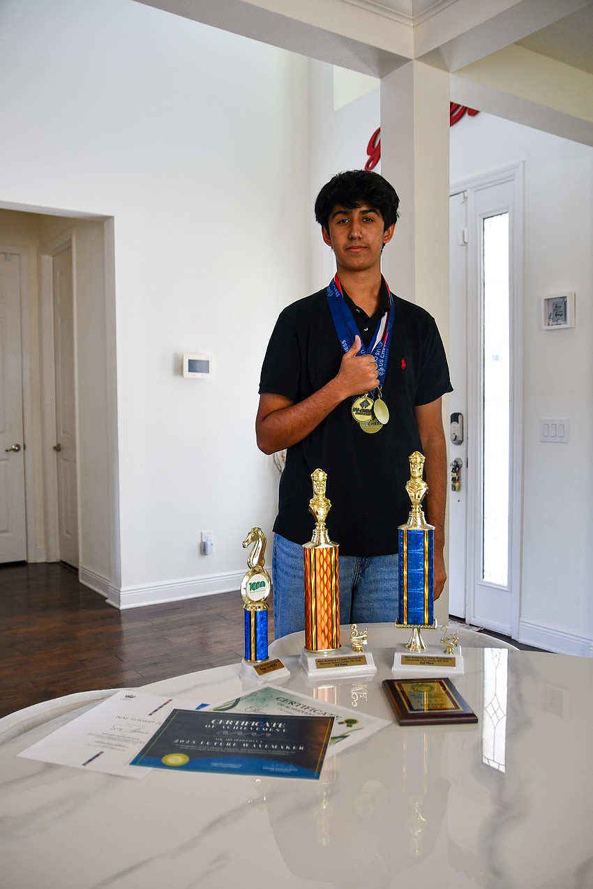 Being introduced to chess at 5 years old has allowed Windermere Prep’s Suvir Aylawadi to reach more than 1,100 students in his Chess for Change Academy. He also has used the stress to formulate research on the study of high-pressure situations impact on performance.