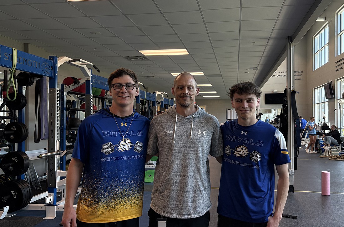 The First Academy boys weightlifting team’s seniors Jackson Jones and Alex Weaver, are eying states in back-to-back years after the team won the district championship through their head coach Trey Tyler’s guidance.