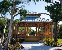 The gazebo-style pavilion at Joan M. Durante Park just had a $138,000 facelift as the base of the structure was mostly replaced.