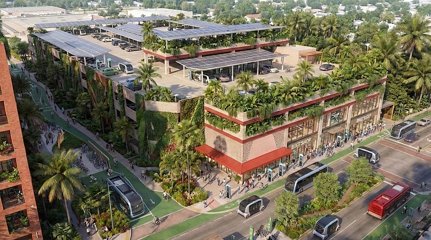 A multimodal hub adjacent to the Emerald Trail is part of the plan for the next phase of the Phoenix Arts & Innovation District.