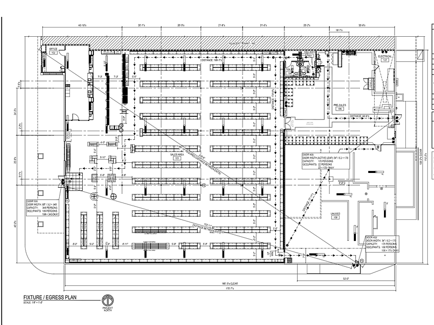 Dollar Tree is building-out 19,007 square feet of space at Brierwood Village Plaza comprising a sales floor of 12,695 square feet and 2,792 square feet of storage. There is unused storage space of 3,520 square feet.
