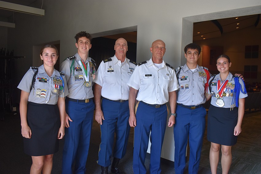 Seniors Ingrid Pope, Jack Crosbie, Gino Tambi and Elisa Massaro said William Cassidy and Richard Roller have played large roles in preparing them for the future.