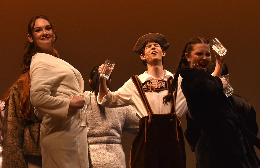 Izzy Brown, David DuJardin and Jocelyn Gomez perform 