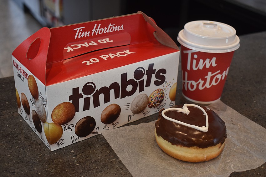 Tim Hortons, which is known for coffee and donuts, also have additional menu items such as breakfast burritos and refreshers that differ depending on if the location is in the north or the south.