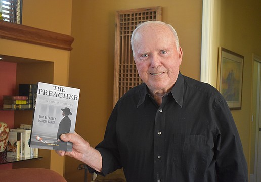 Tom Bleakley's "The Preacher" follows a young Detroit lawyer who takes on the defense of a woman charged with the killing of her husband. It is co-authored by Marcia Krajewski, another Lakewood Ranch resident.