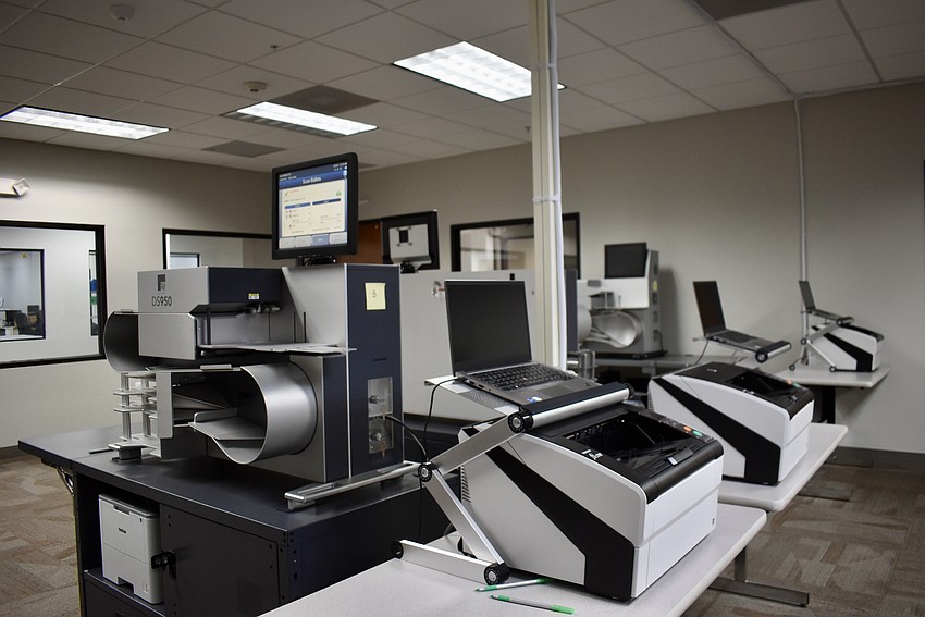 The Manatee County Supervisor of Elections office has a room full of new equipment ready to go for the 2026 primary and general elections.
