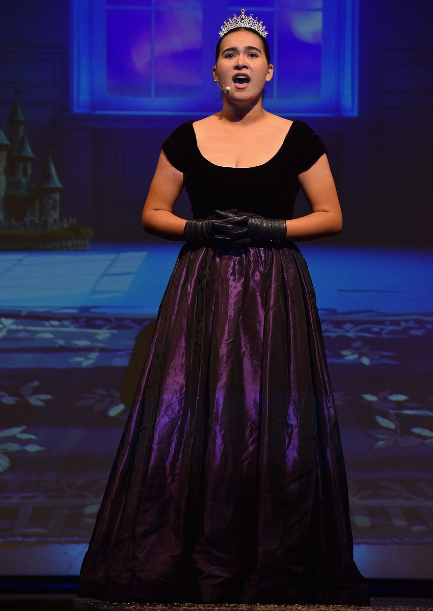 Sophia Ortega, a senior at Lakewood Ranch High School, plays Queen Iduna in 