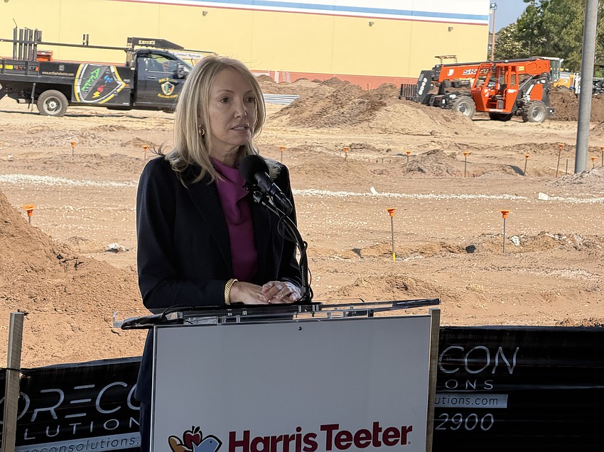 Harris Teeter President Tammy DeBoer said at a groundbreaking event April 24 the company is looking for expansion opportunities throughout Florida.