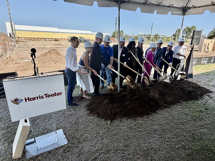 Harris Teeter ceremonially broke ground April 24 in the Atlantic North shopping center in East Arlington. The company said it expects to open the store in spring 2027.