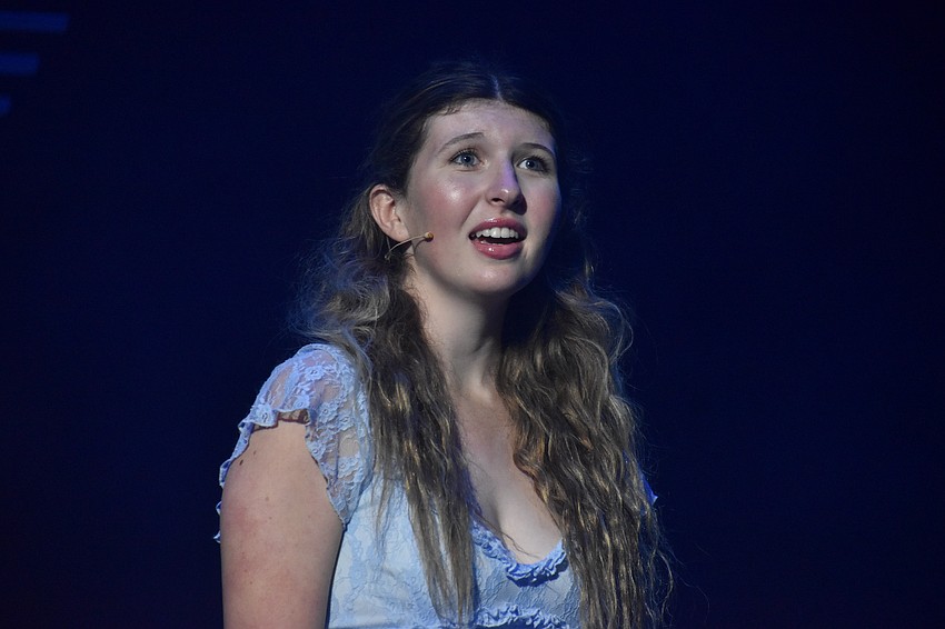 Junior Jules Whittemore sings her first song 