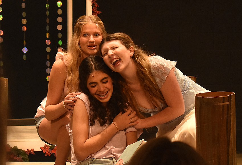 Marleigh Matras, Ava Rosin and Jules Whittemore perform 