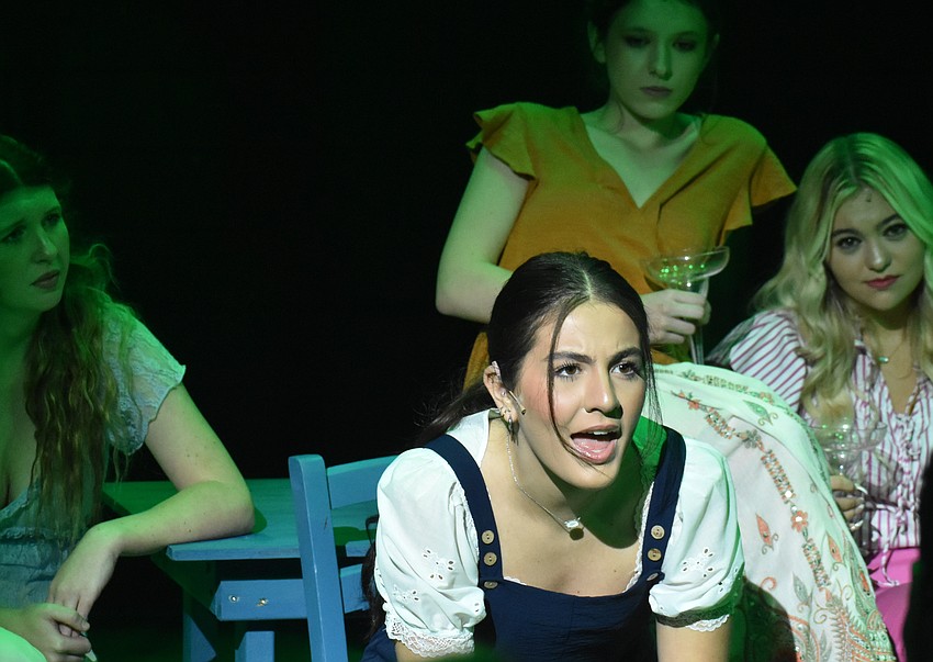 Sophomore Sophia Rios sings 