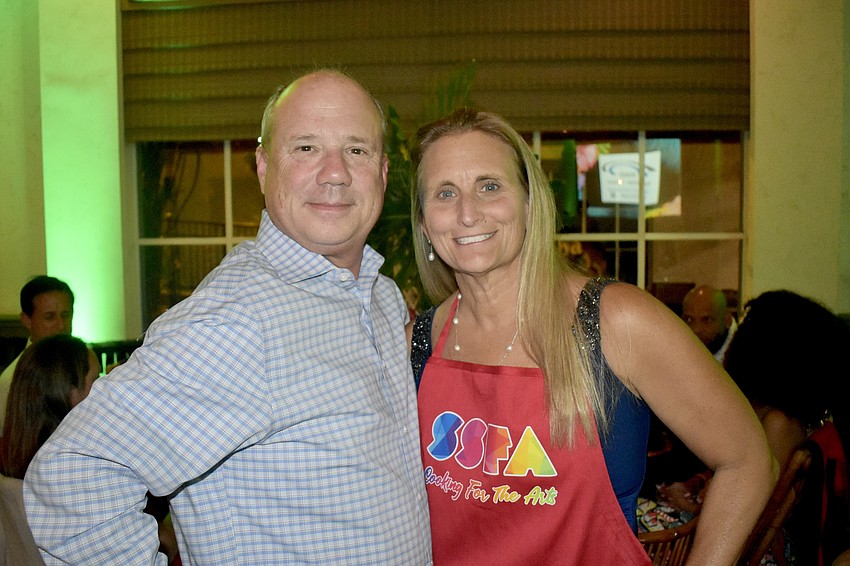 Patrick Foster and his wife Allison Foster, principal of Southside Elementary School, were in attendance.