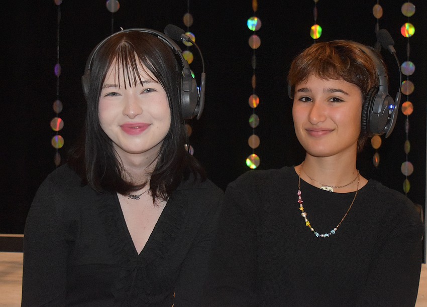 Grace Chren and Sofie Roelens are stage managers for the The Out-of-Door Academy production of 