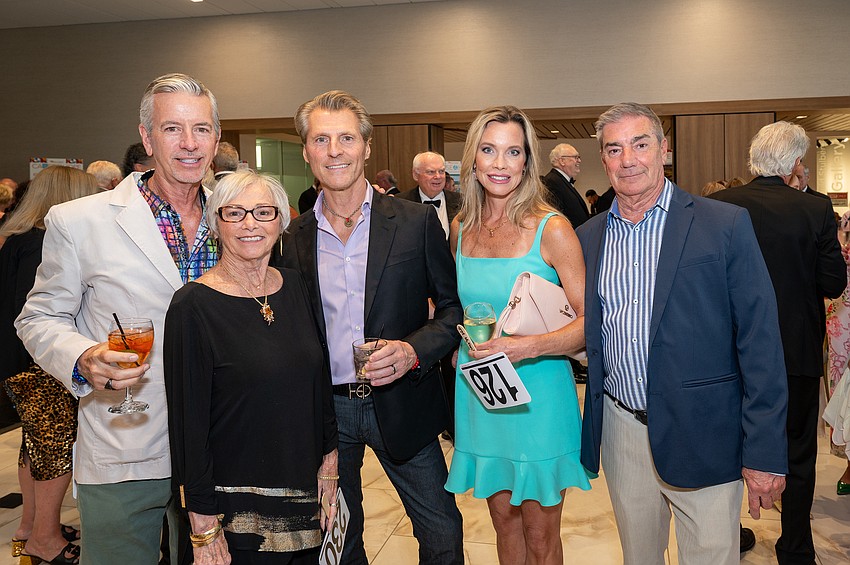 Jim Capazola, Ginny Broadwell, James Amato, Mandy Ford and Jim Kapodinis