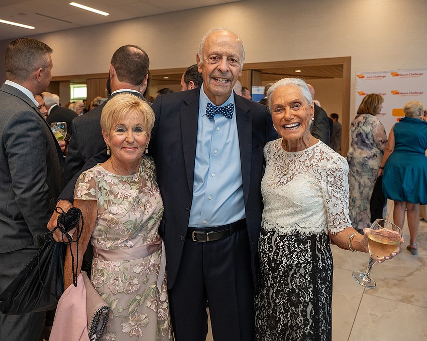 Bunny Skirboll with Michael and Faith Goldman