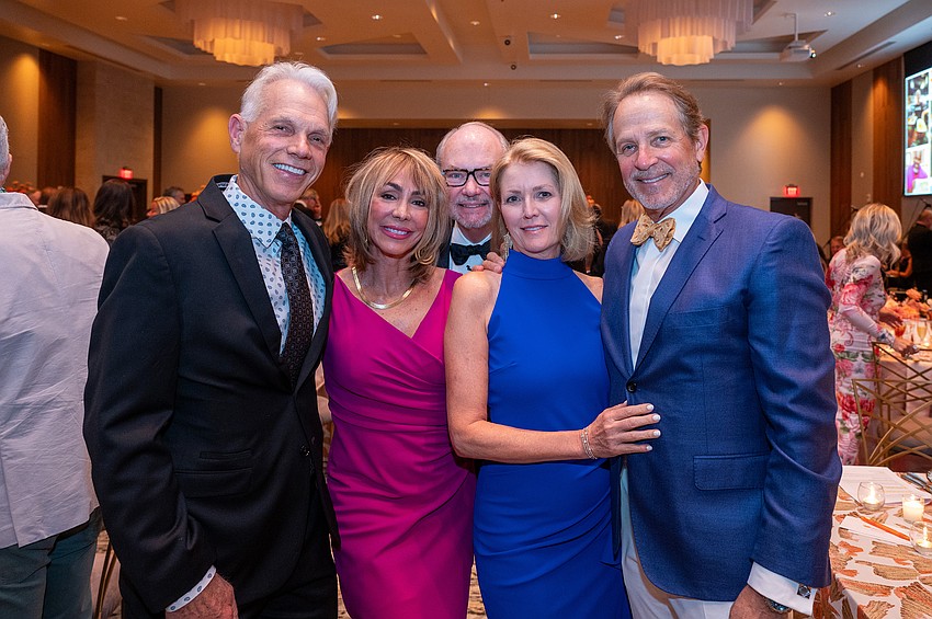 John Arnold, Kem Lindsay, Tom Koski (photobombing) and Beth and Steve Knopik