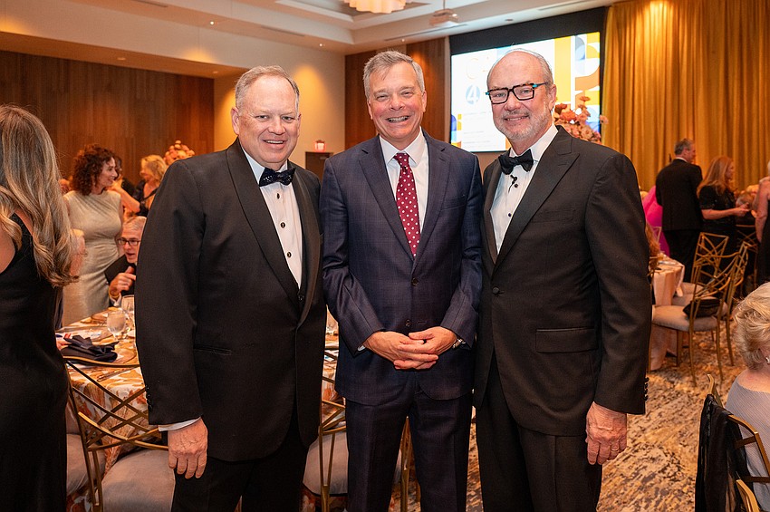 David Verinder, Michael Corley and Co-chair Tom Koski