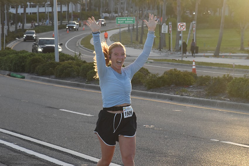 Jane Early shows her enthusiasm.