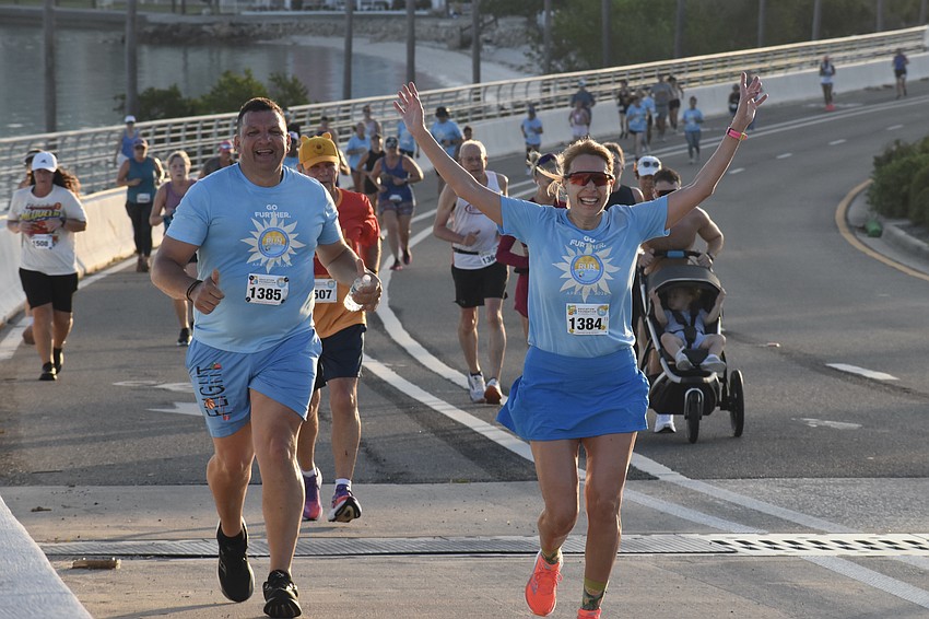 Marian Ion and Alina Ion show their enthusiasm.