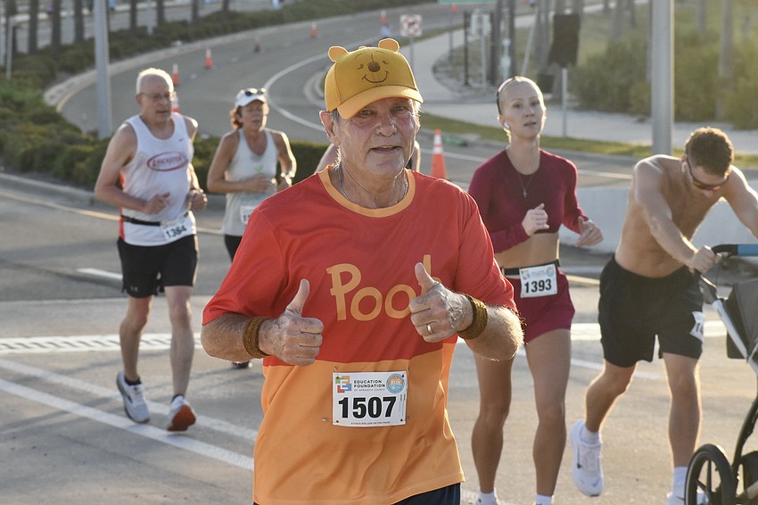 Tim Lynch makes a 100-acre run.