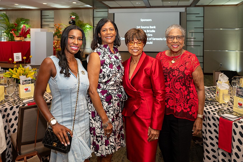 Falicia Fracassi-Povich, Dona Scott, Rosa Stanfield and Janet Miles