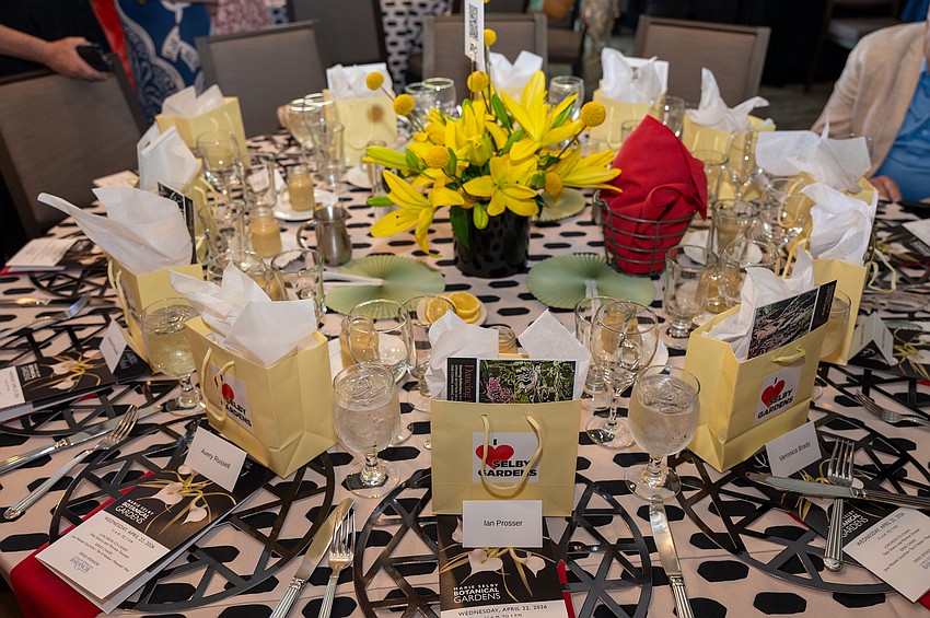 Selby's Lunch In The Garden table settings.