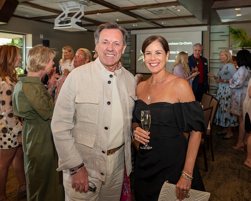 Keynote speaker Ian Prosser with Nicole Kaney