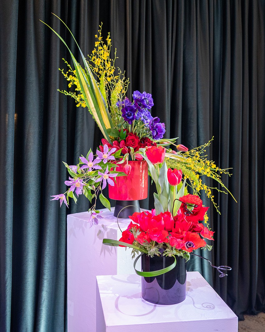 Floral arrangements by Keynote Speaker Ian Prosser