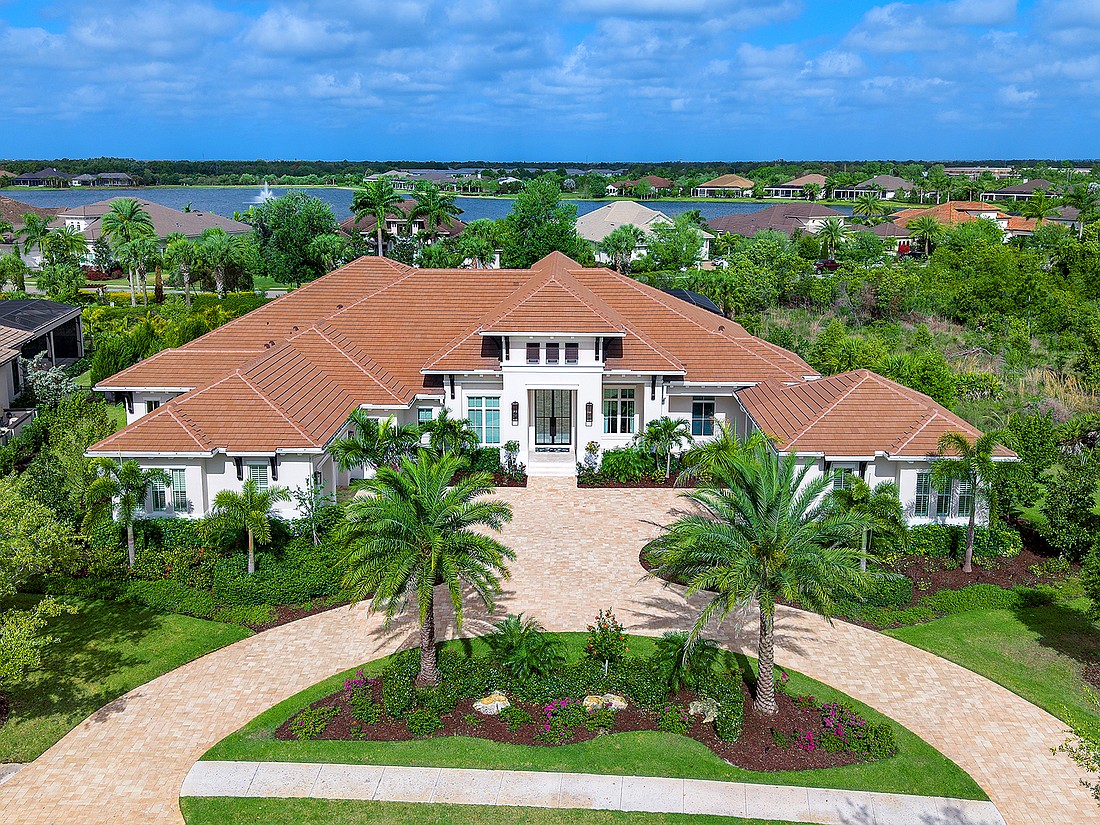 This Lake Club home at 15421 Anchorage Place sold for $5.65 million. Built in 2024, it has four bedrooms, four-and-a-half baths, a pool and 4,892 square feet of living area.