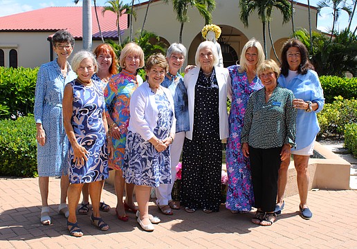 Outgoing board members for the St. Mary, Star of the Sea, Catholic Church Women's Guild passed the torch to new leaders at the April 14 installation service. The outgoing board includes President Kay Kochenderfer, Vice President Lyn Kennelly, Treasurer Marilyn Davol, Recording Secretary Susan Gilmore Clarke and Corresponding Secretary Mary del Pup. The new board is President Barb Sikora, Vice President Mary McGinn, Treasurer Susan Hartrick, Recording Secretary Carol Basi and Corresponding Secretary Paula Sharp.