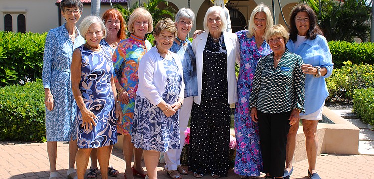 Outgoing board members for the St. Mary, Star of the Sea, Catholic Church Women's Guild passed the torch to new leaders at the April 14 installation service. The outgoing board includes President Kay Kochenderfer, Vice President Lyn Kennelly, Treasurer Marilyn Davol, Recording Secretary Susan Gilmore Clarke and Corresponding Secretary Mary del Pup. The new board is President Barb Sikora, Vice President Mary McGinn, Treasurer Susan Hartrick, Recording Secretary Carol Basi and Corresponding Secretary Paula Sharp.