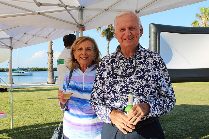 Dinner and a Movie attendees Elaine and Mike Cichon