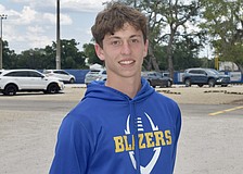 Cale Zeltwanger has been with the Blazers' boys volleyball program since its inception ahead of the 2024 season.