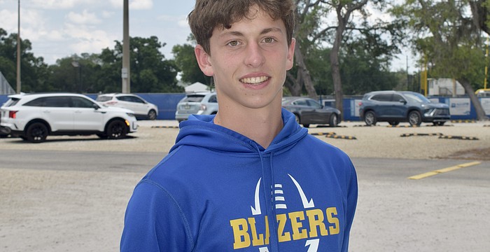 Cale Zeltwanger has been with the Blazers' boys volleyball program since its inception ahead of the 2024 season.