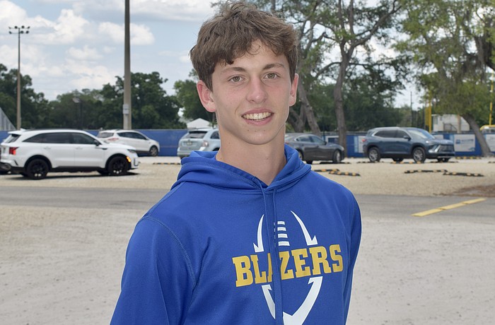 Cale Zeltwanger has been with the Blazers' boys volleyball program since its inception ahead of the 2024 season.