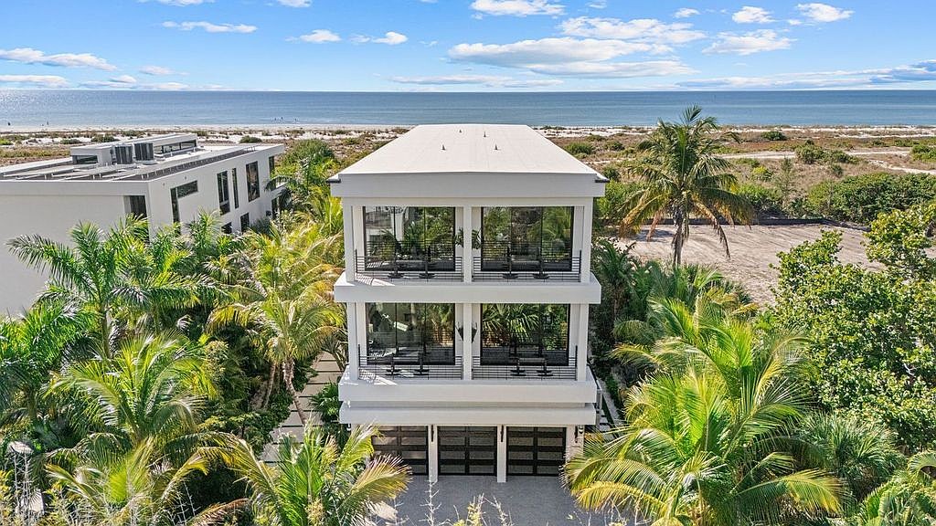 The home at 171 Whittier Drive sold for $15.8 million. Built in 2023, it has five bedrooms, five-and-a-half baths, a pool and 6,367 square feet of living area.