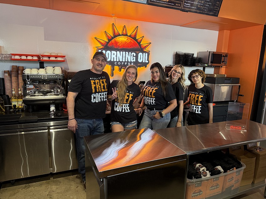 Phil Rogacki and his team opened Morning Oil Coffee Co. at 700 E. Union St. on April 27, 2026.