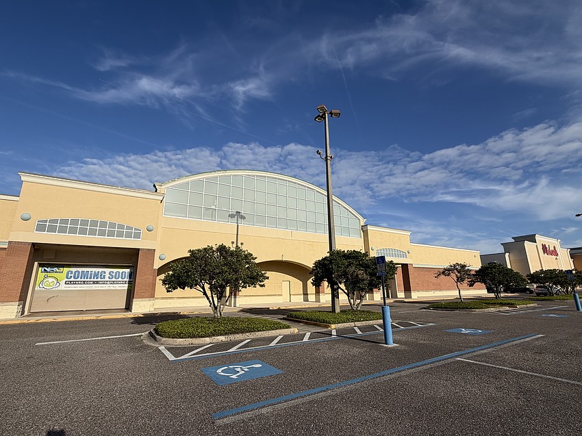 The closed 80,000-square-foot Bealls store in Southside Commons is planned to become NRG Adventure Park, according to a sign in the window.