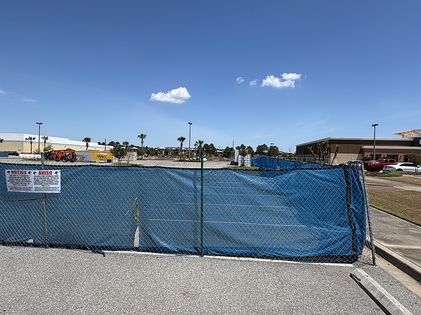 The site of the Harris Teeter store in the Atlantic North shopping center is between Academy Sports + Outdoors, at left, and LA Fitness. The retail center is at 11901 Atlantic Blvd. at northwest Kernan and Atlantic boulevards in East Arlington.
